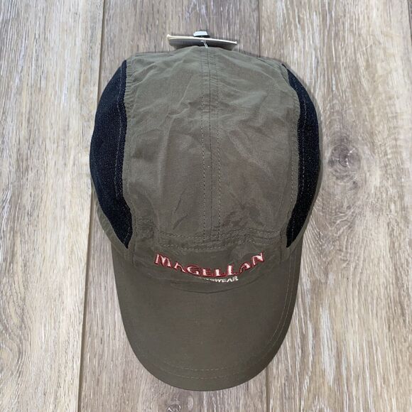 Magellan Sportswear Green Baseball Cap Hat Mesh Lightweight Adjustable - Picture 4 of 11